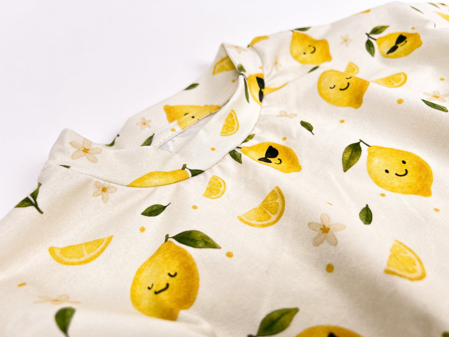 Bio Oversize Shirt – Limited Summer Lemon Vibes | Blu.Brudi