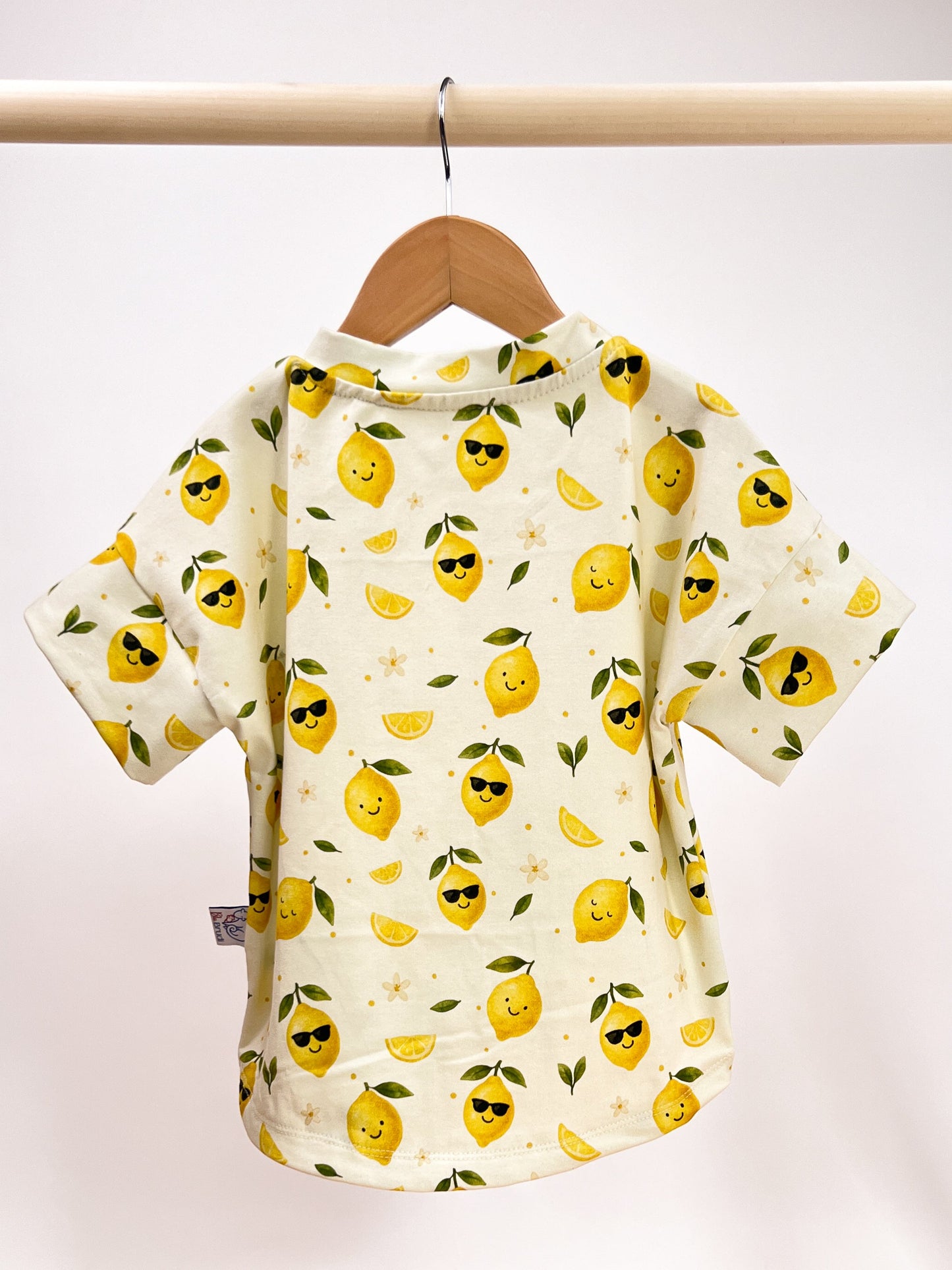 Bio Oversize Shirt – Limited Summer Lemon Vibes | Blu.Brudi
