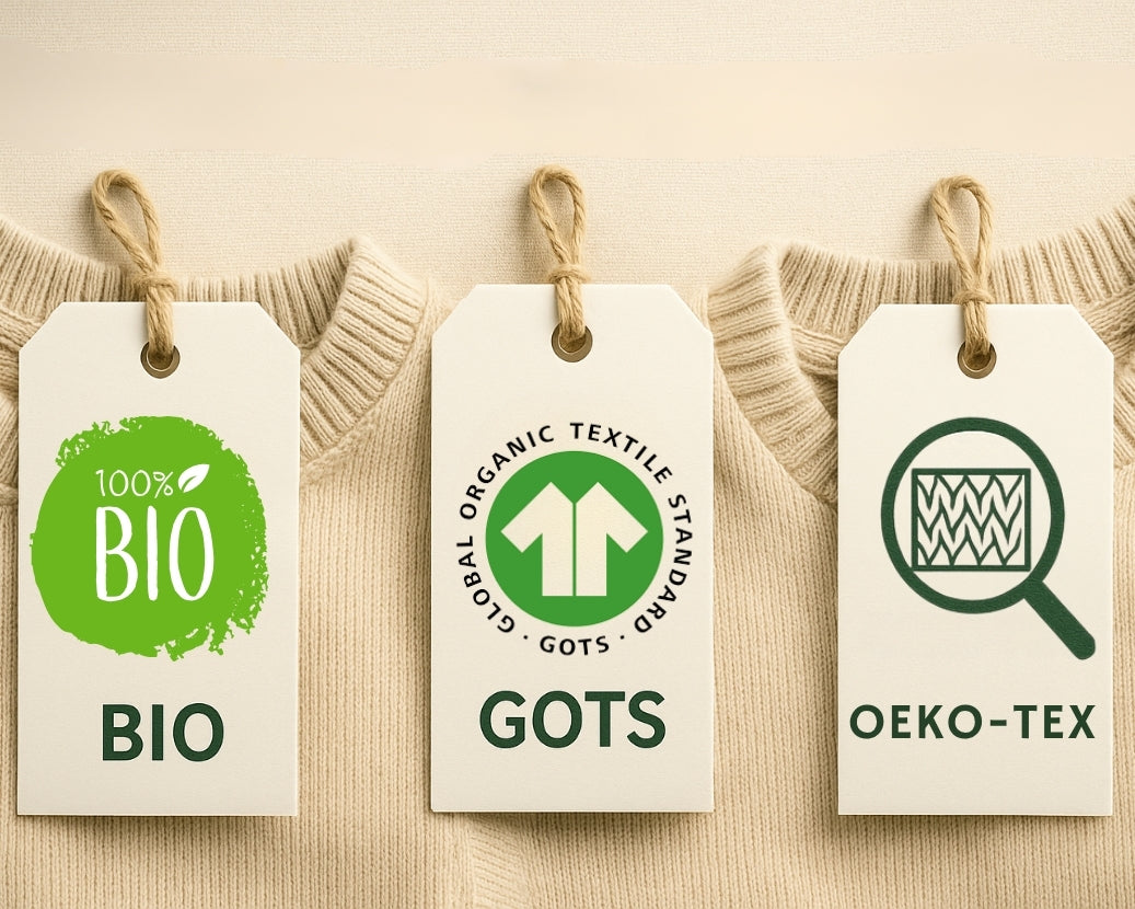 Bio, GOTS oder OEKO‑TEX®? So findest du das passende Textilsiegel